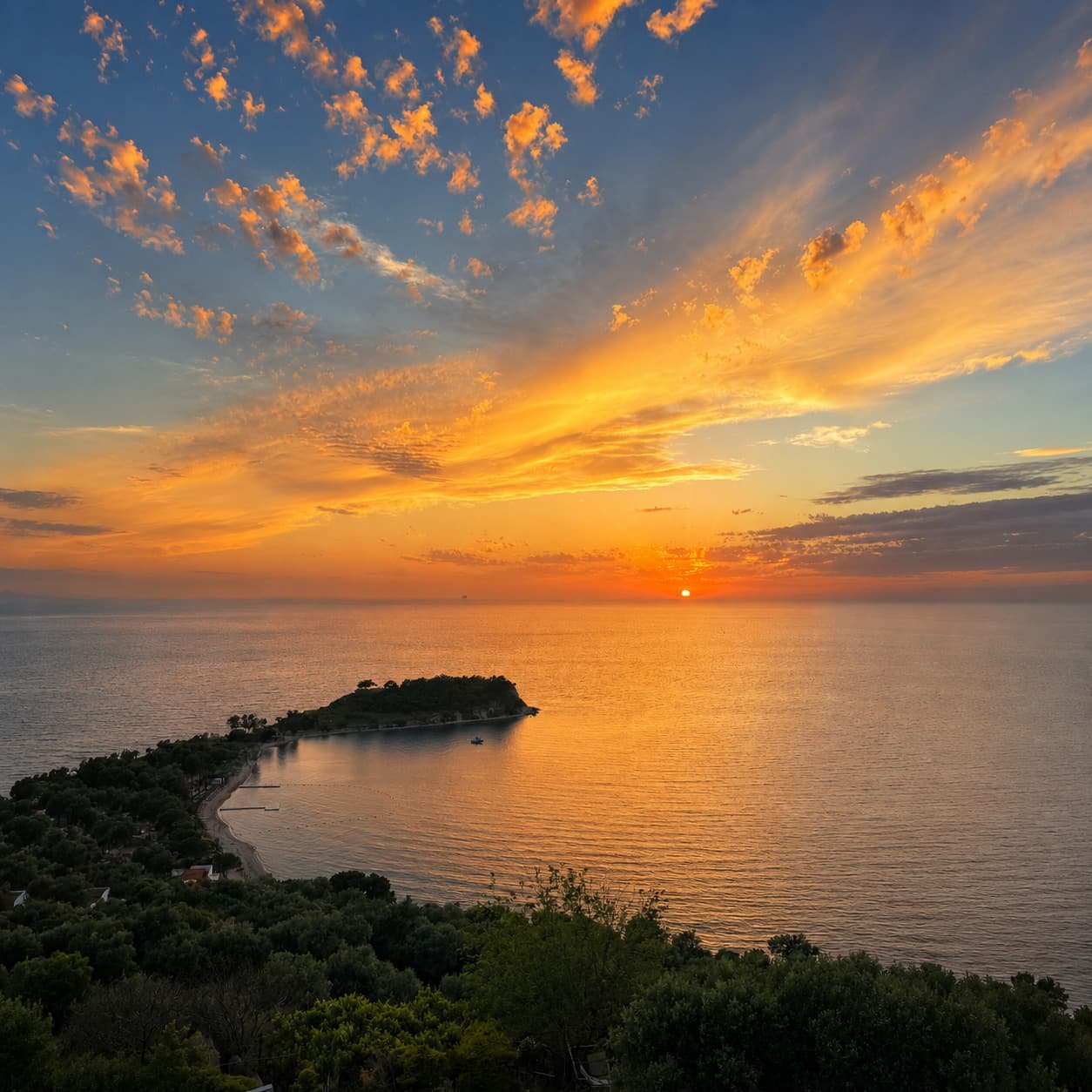 One of the Best Sunset Spots in Kuşadası